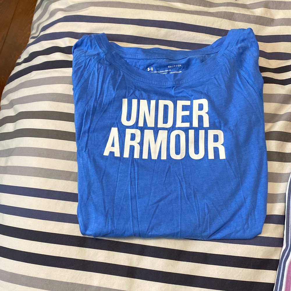 Blue under armour long sleeve